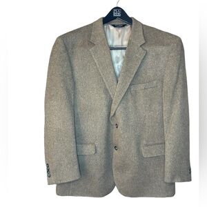 NWOT Jos. A. Bank 100% Camelhair Sport Coat Blazer Brown/Tan Men's Size 46R